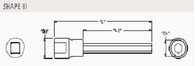 1/2" Drive Metric Hex Bit Long Length-Wright Tools